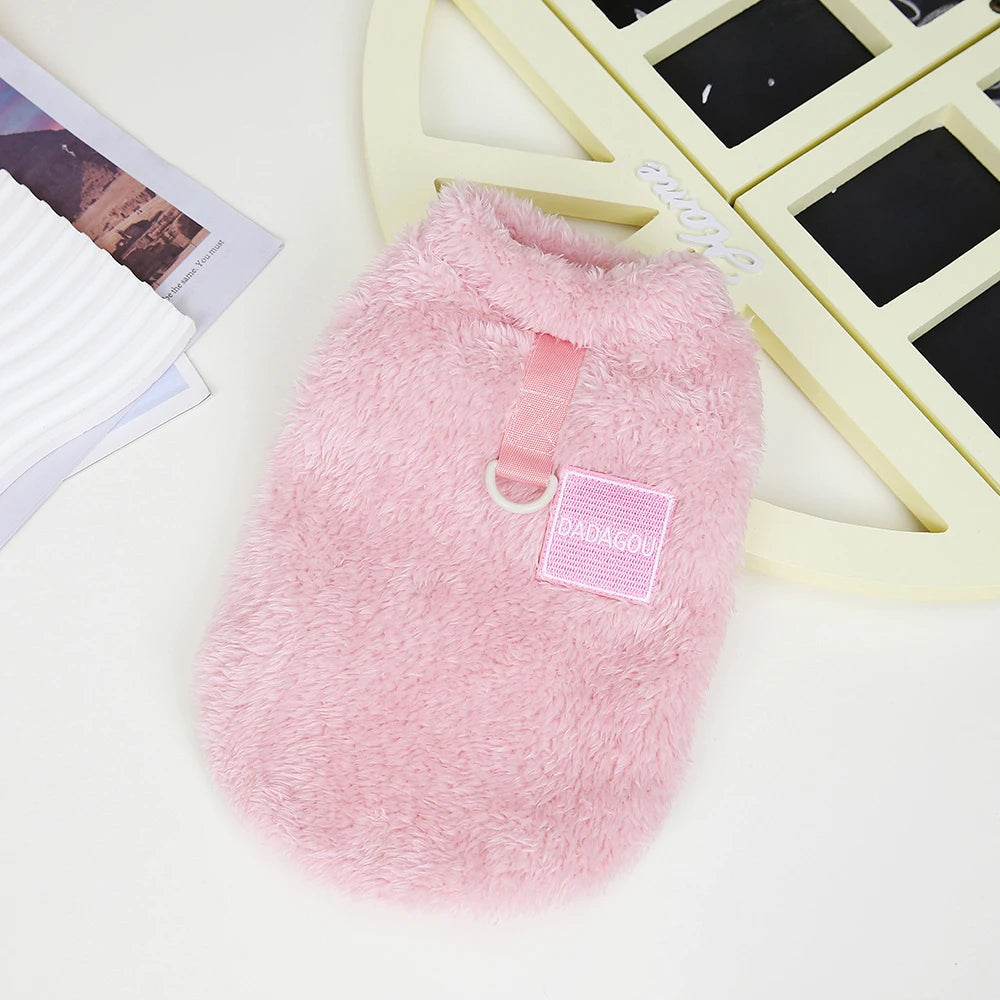 Warm Fur Dog Clothes – Soft Fleece Puppy Winter Sweater Jacket Coat for Small Dogs Chihuahua Yorkie