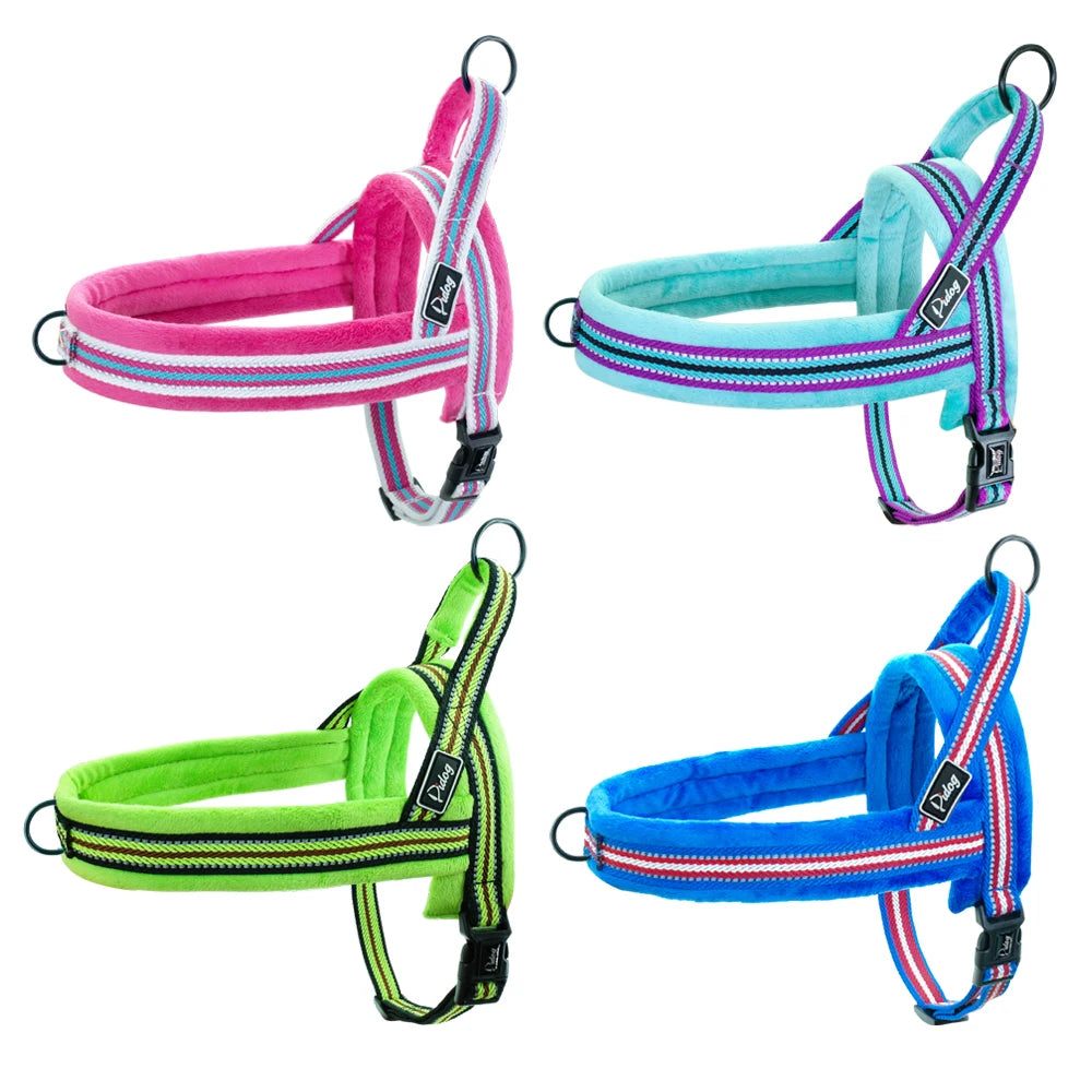 No-Pull Reflective Dog Harness – Adjustable Soft Padded Vest for Small, Medium & Large Dogs