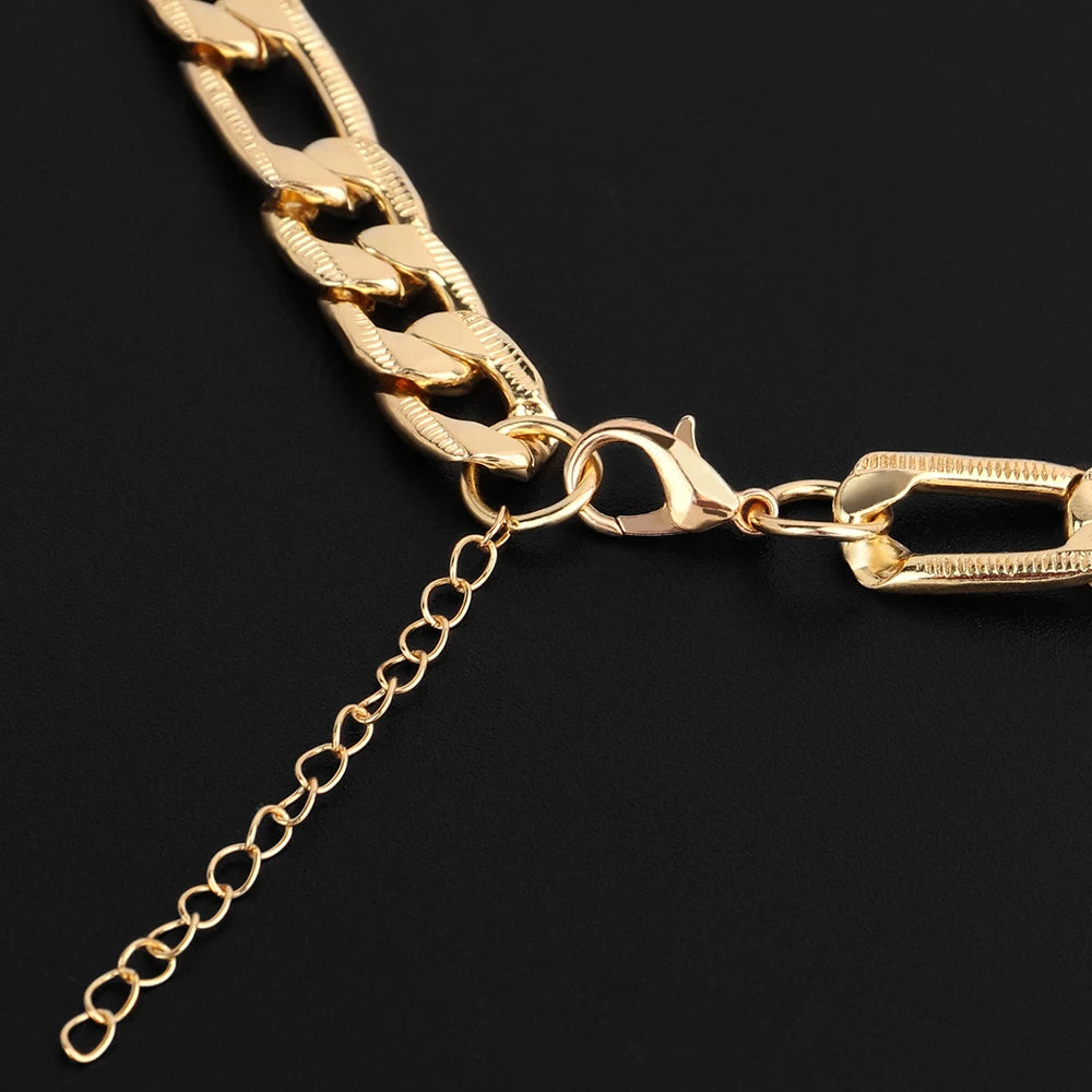 Pet Dog Chain Choke Collar Necklace – Gold Metal Training Collar for Dogs & Cats