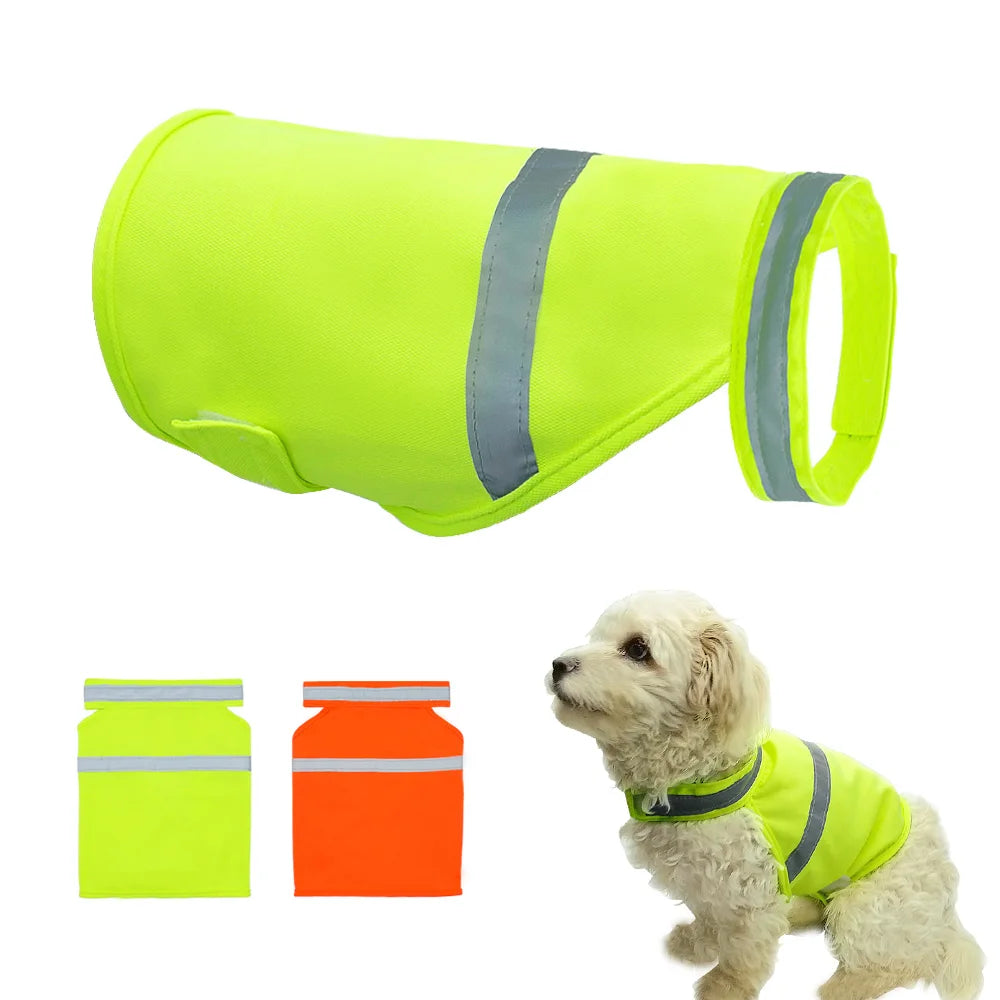 Reflective Dog Safety Vest – Breathable Outdoor Gear for Small, Medium & Large Dogs
