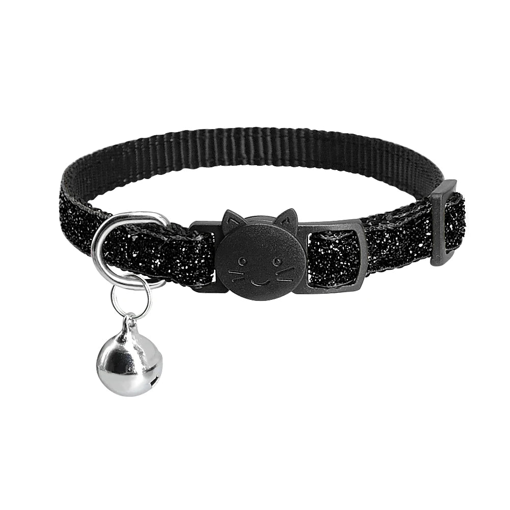 Cute Fruit Print Cat Collar with Bell – Adjustable Quick Release Safety Collar for Cats & Kittens