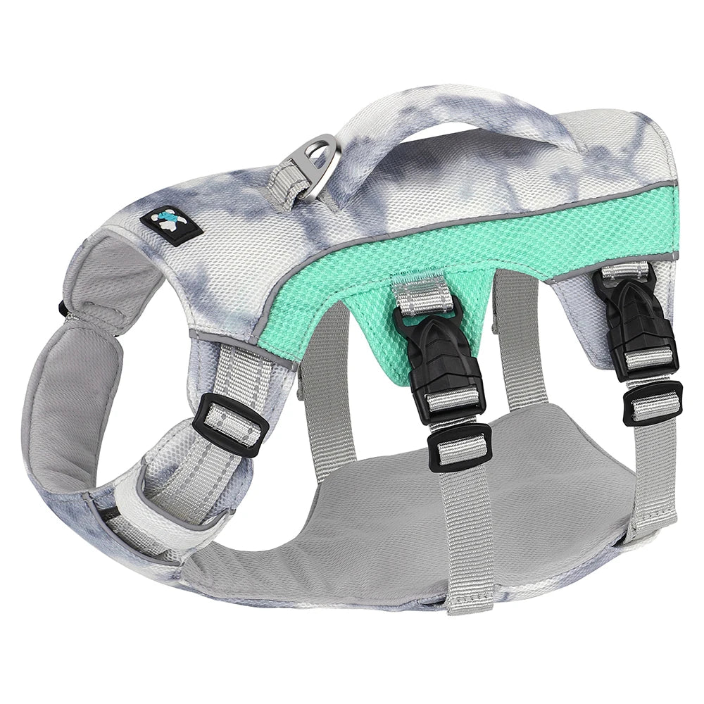 Summer Ice Cooling Dog Harness Vest Reflective Pet Harness Clothes for Small Medium Large Dogs Outdoor Pet Cool Down Jackets