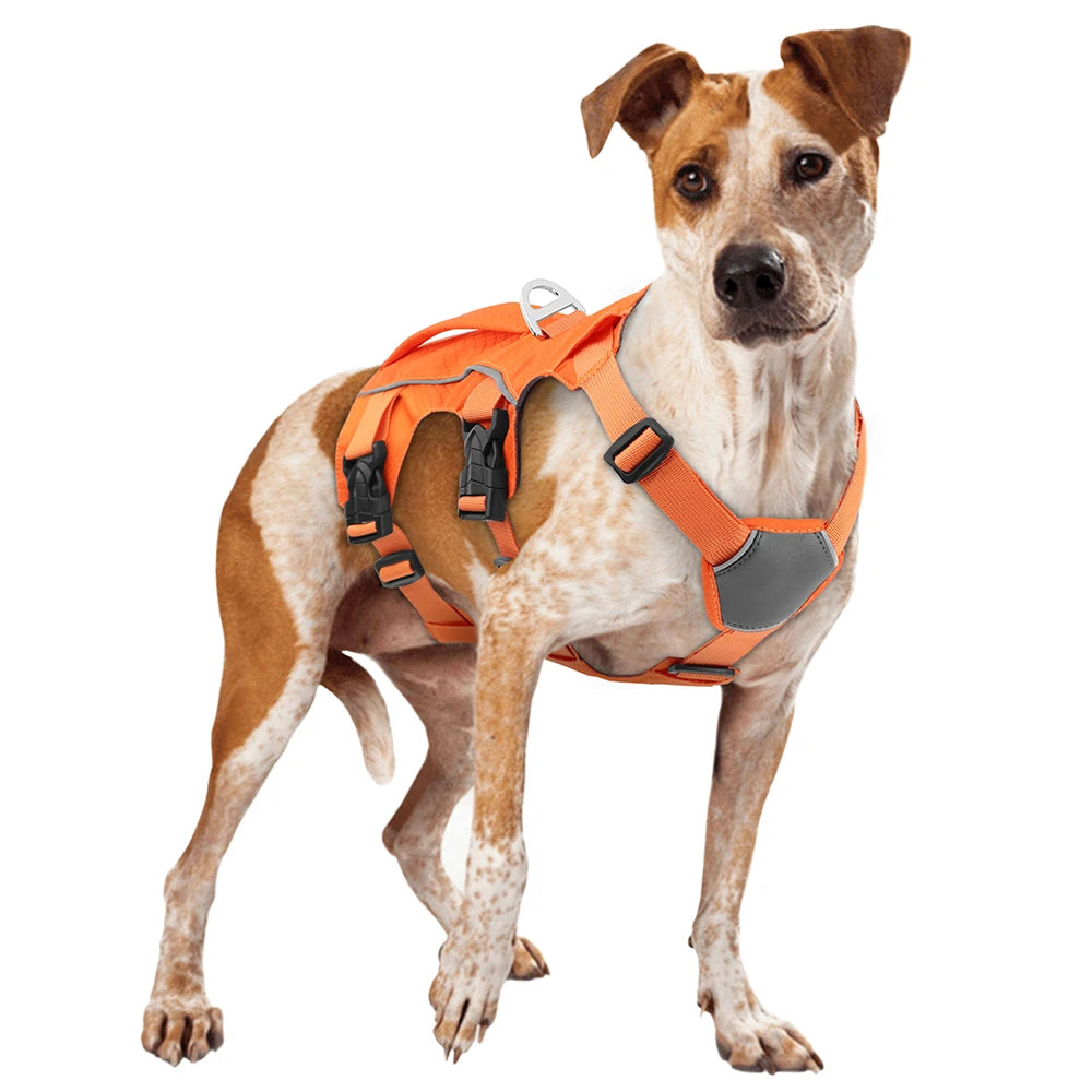 No Pull Dog Harness Reflective Waterproof Pet Harness Vest With Handle for Small Medium Large Dogs Walking Training Chest Straps