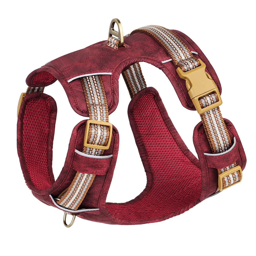 Waterproof Dog Harness – Reflective Nylon Harness Vest for Dogs