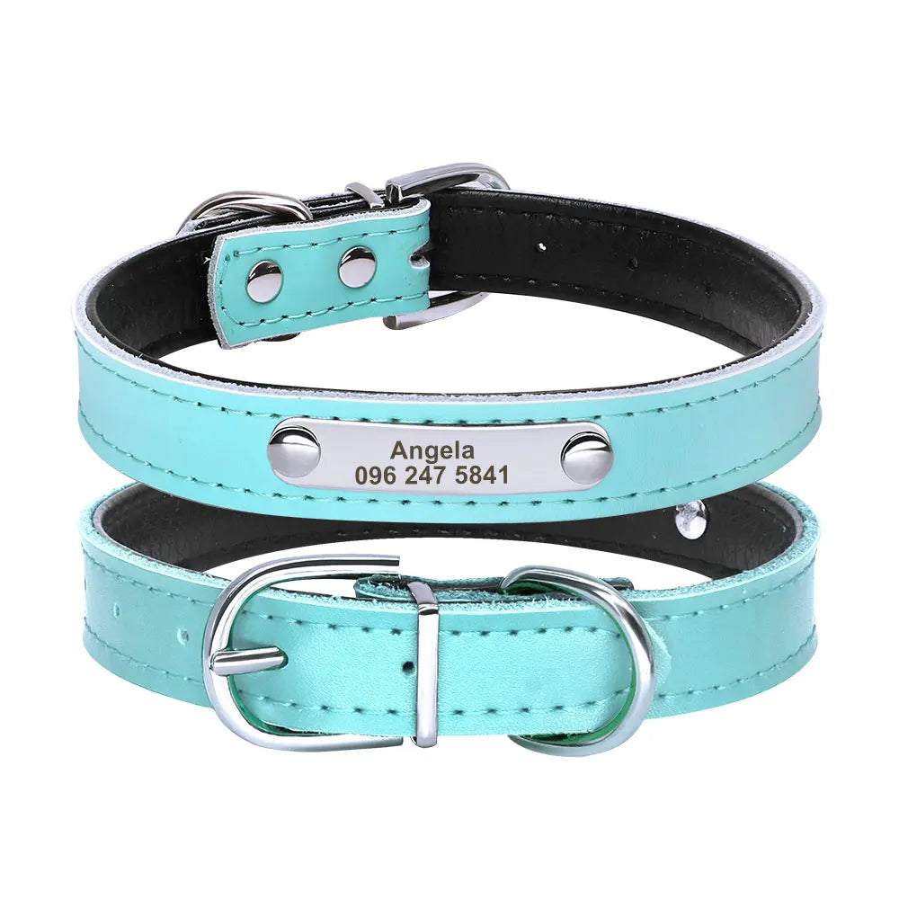Cool Spiked Studded Leather Dog Collar – Durable Strong Collar for Medium & Large Dogs (Pitbull, Bulldog, Boxer)