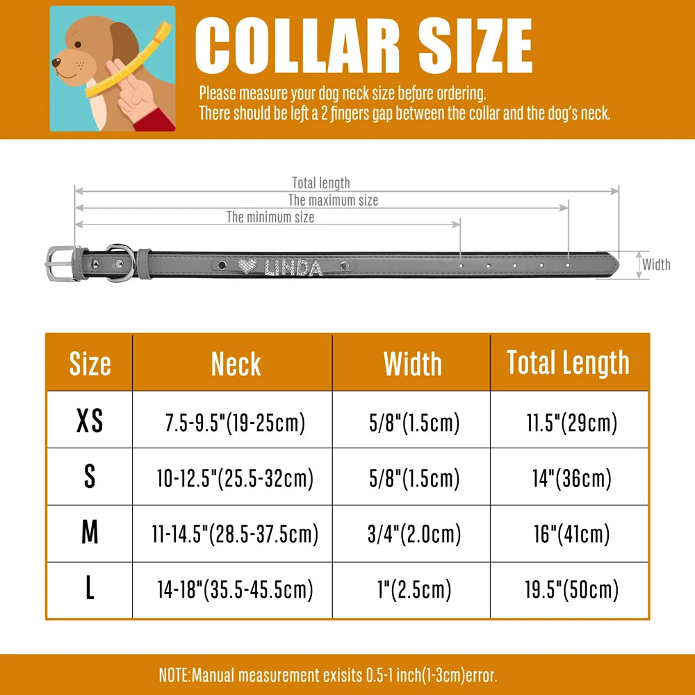Personalized Small Dog Cat Collar – DIY Rhinestone Bling Charm