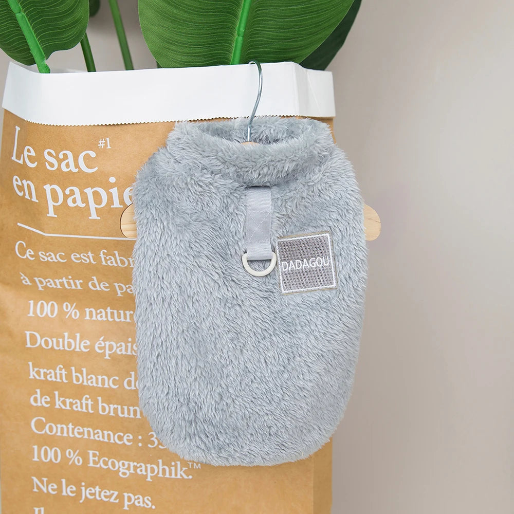 Warm Fur Dog Clothes – Soft Fleece Puppy Winter Sweater Jacket Coat for Small Dogs Chihuahua Yorkie
