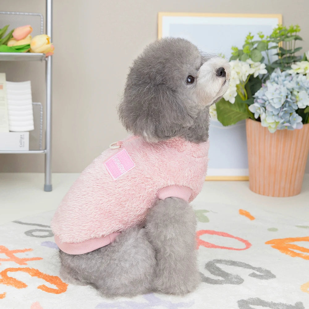 Warm Fur Dog Clothes – Soft Fleece Puppy Winter Sweater Jacket Coat for Small Dogs Chihuahua Yorkie