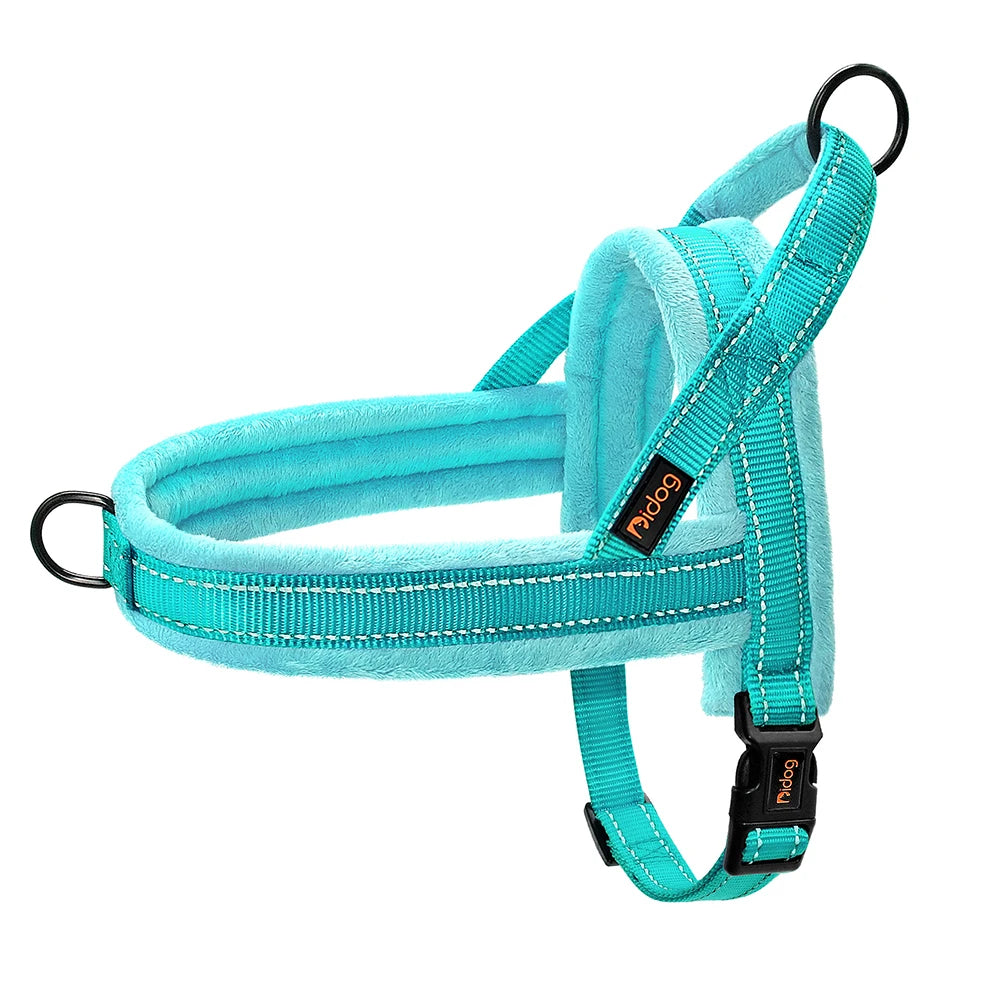 Reflective Nylon Padded Dog Harness Vest Adjustable Winter Warm Outdoor No Pull Small Medium Large Pet Puppy Harness Vest Perros