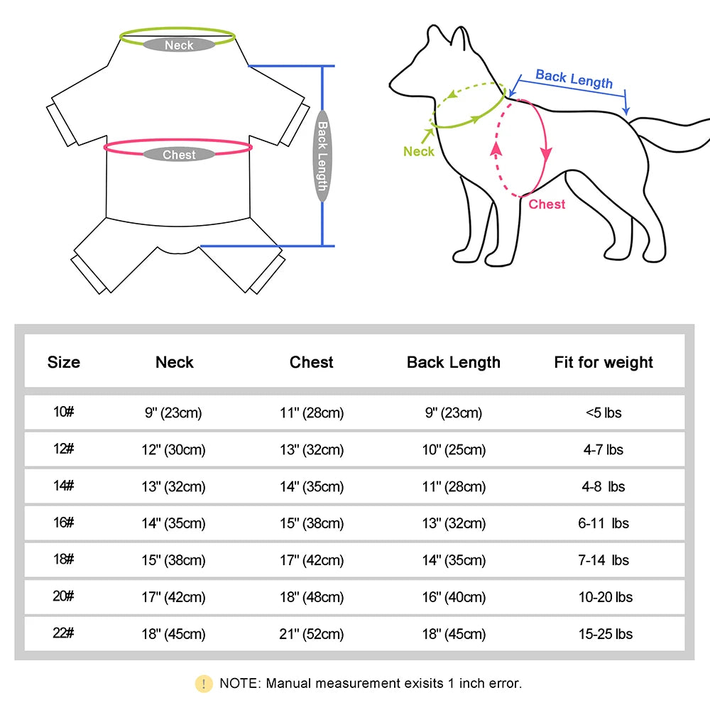 Winter Waterproof Dog Jacket – Super Warm Pet Jumpsuit Coat for Small, Medium & Large Dogs