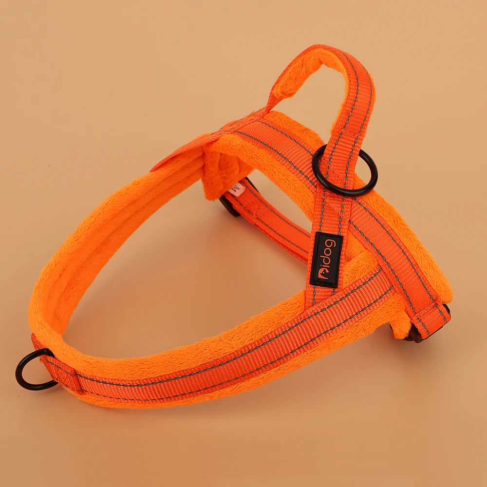 Reflective Nylon Padded Dog Harness Vest Adjustable Winter Warm Outdoor No Pull Small Medium Large Pet Puppy Harness Vest Perros