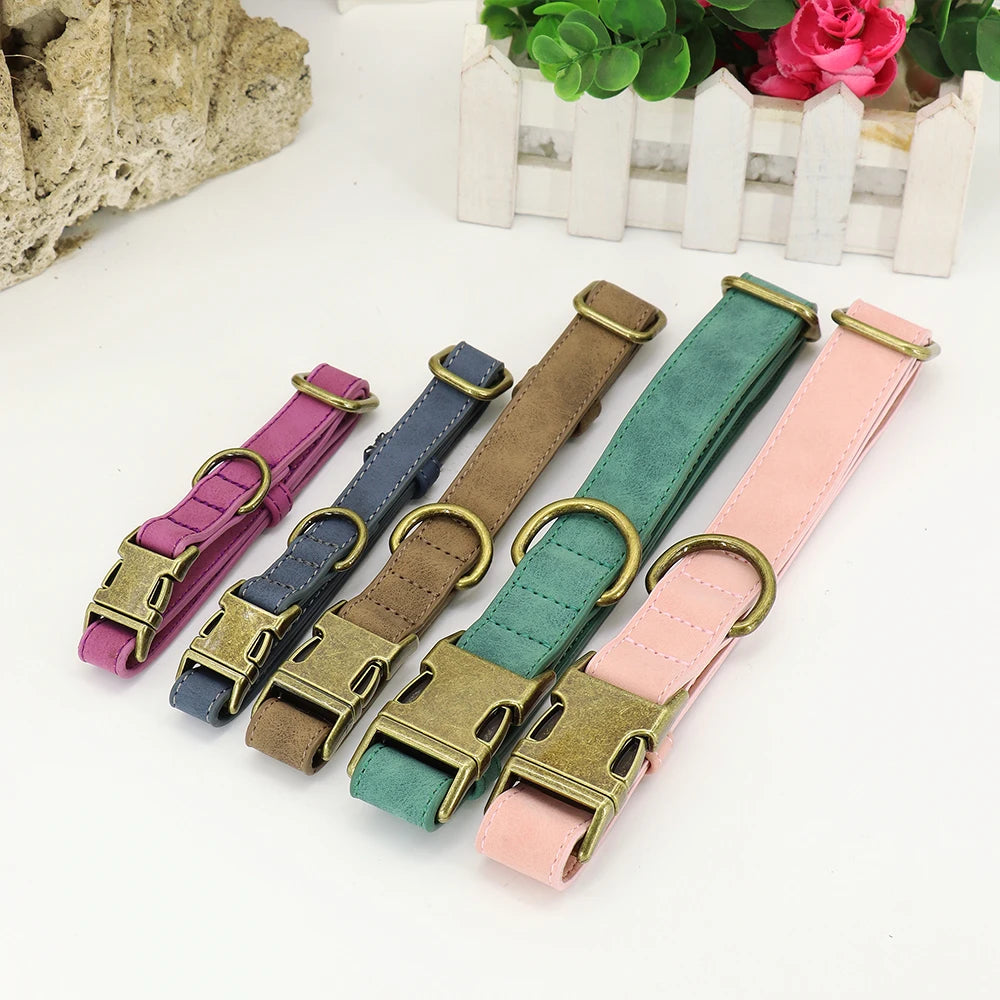Custom Dog Collar – Personalized ID Tag Collar for Small, Medium, and Large Dogs