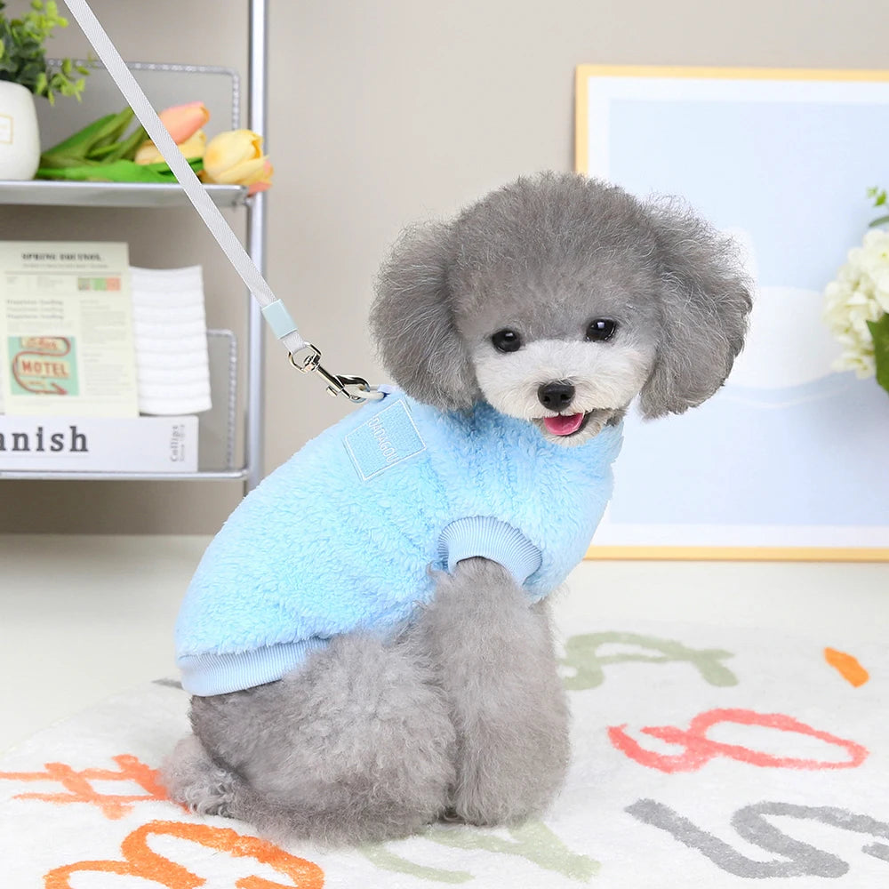 Warm Fur Dog Clothes – Soft Fleece Puppy Winter Sweater Jacket Coat for Small Dogs Chihuahua Yorkie