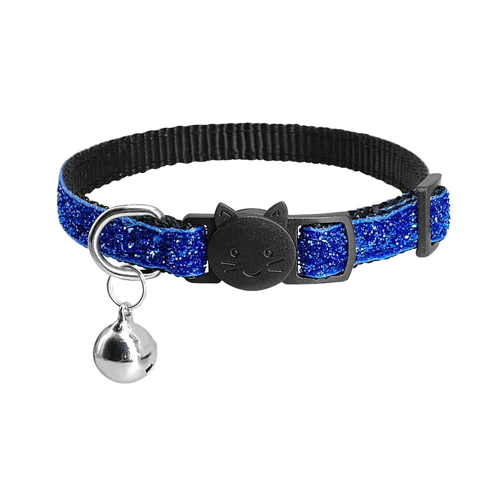 Cute Fruit Print Cat Collar with Bell – Adjustable Quick Release Safety Collar for Cats & Kittens