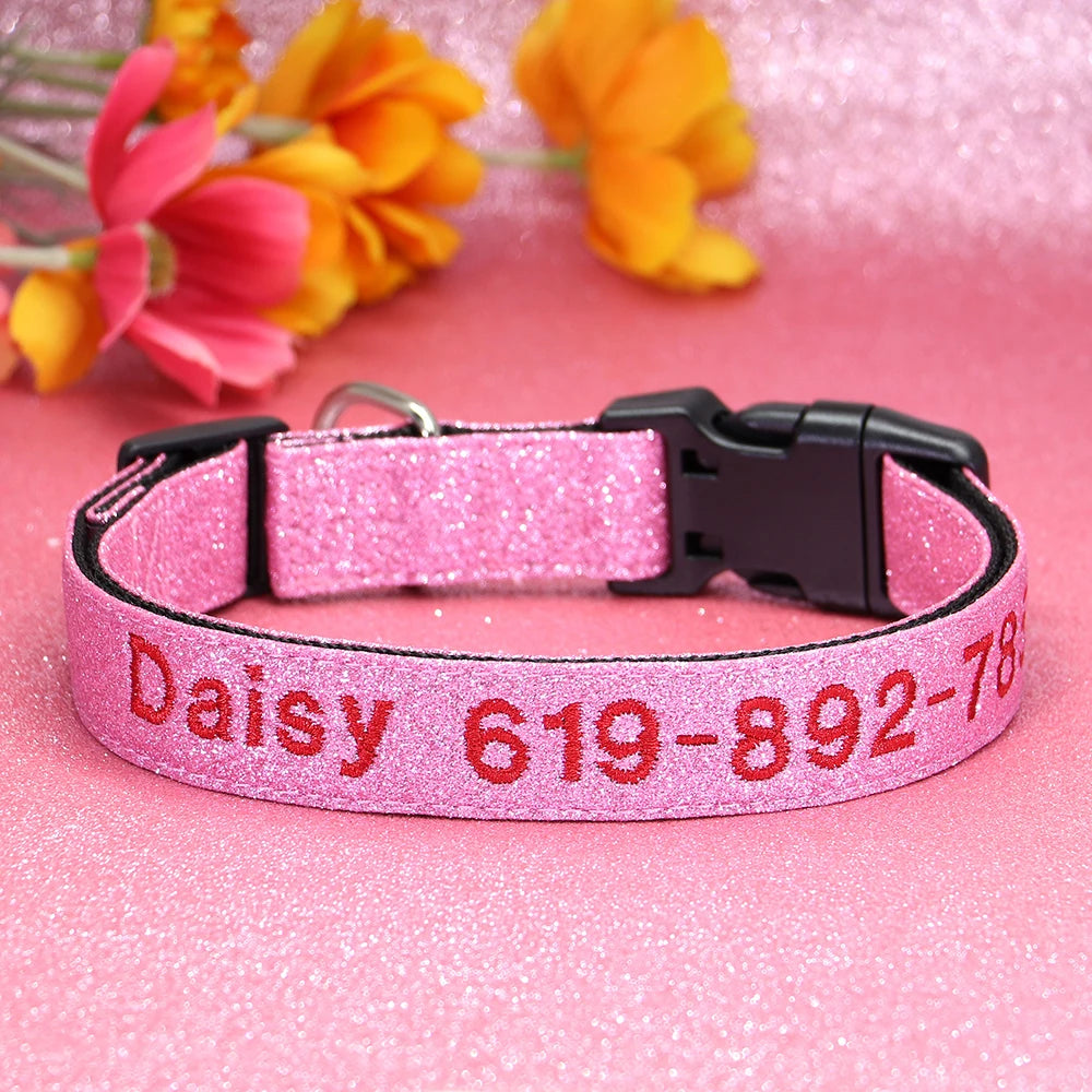 ✨ Personalized Dog Collar with Embroidered Name & Phone Number – Keep Your Pup Safe in Style!