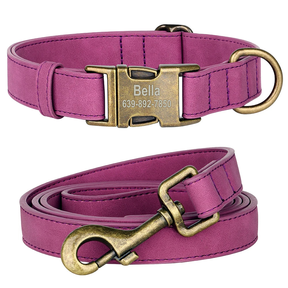 🦴 Personalized Dog Collars Collection – Custom Engraved, Stylish & Secure 🐾
