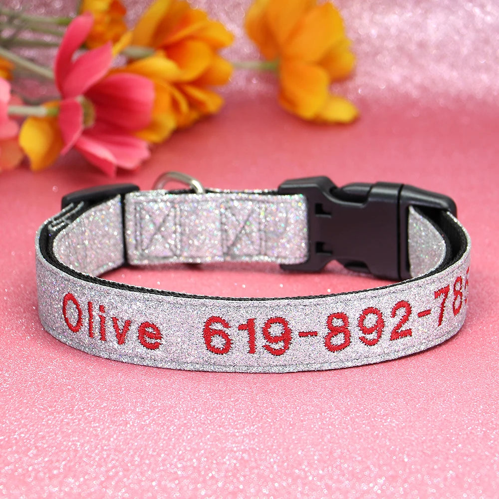 ✨ Personalized Dog Collar with Embroidered Name & Phone Number – Keep Your Pup Safe in Style!