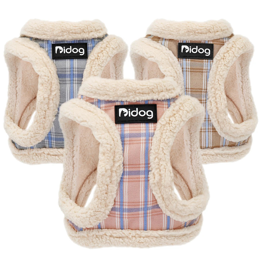Soft Dog Cat Harness Vest – No Pull Padded Pet Harness Leash Set for Small & Medium Dogs (Chihuahua, French Bulldog, Yorkie)