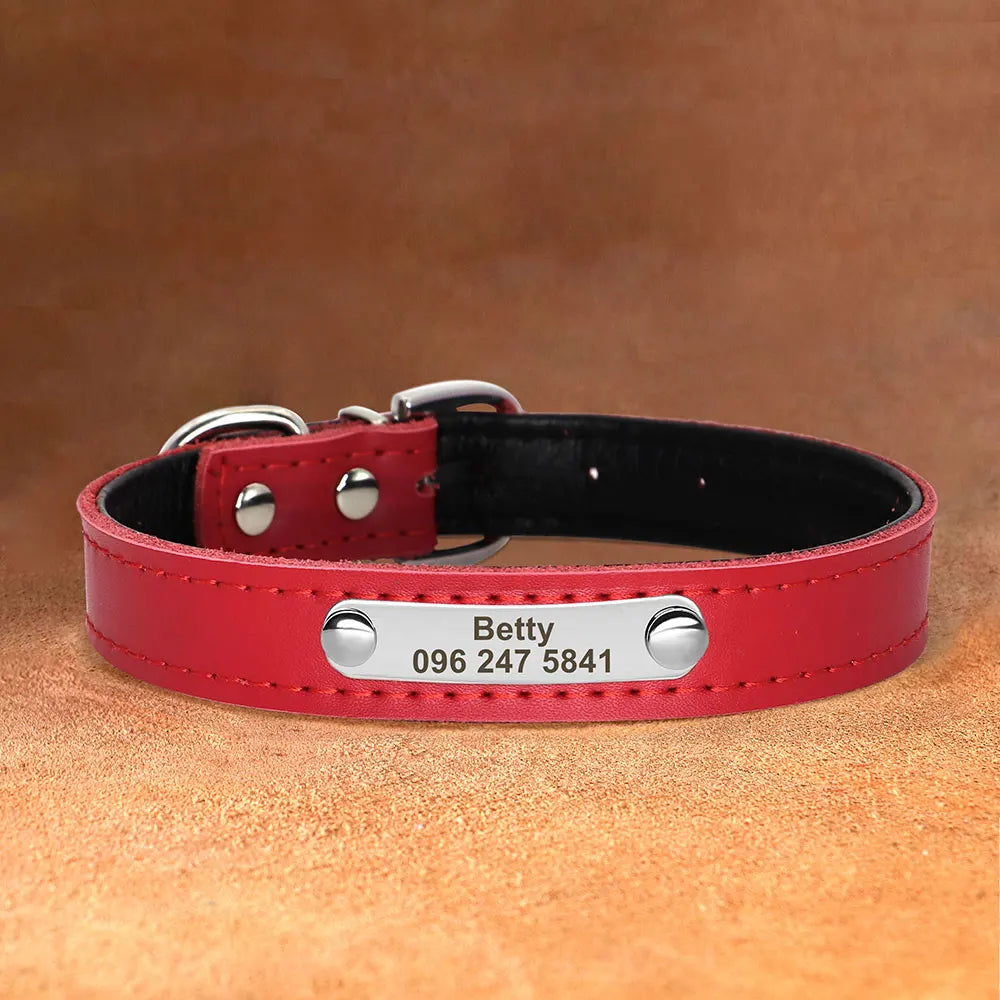 Cool Spiked Studded Leather Dog Collar – Durable Strong Collar for Medium & Large Dogs (Pitbull, Bulldog, Boxer)