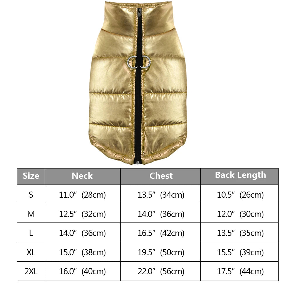Waterproof Dog Coat with Hood – Warm Winter Jacket for Small, Medium & Large Dogs
