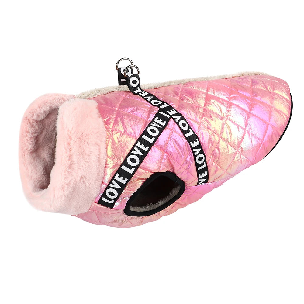 Fashion Dog Clothes Harness For Small Medium Large Dogs French Bulldog Pug Chihuahua Clothes Winter Pet Vest Puppy Coat Jacket