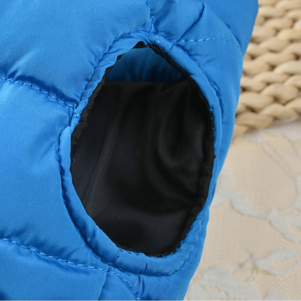 Warm Cotton Dog Vest – Winter Jacket for Small & Medium Dogs