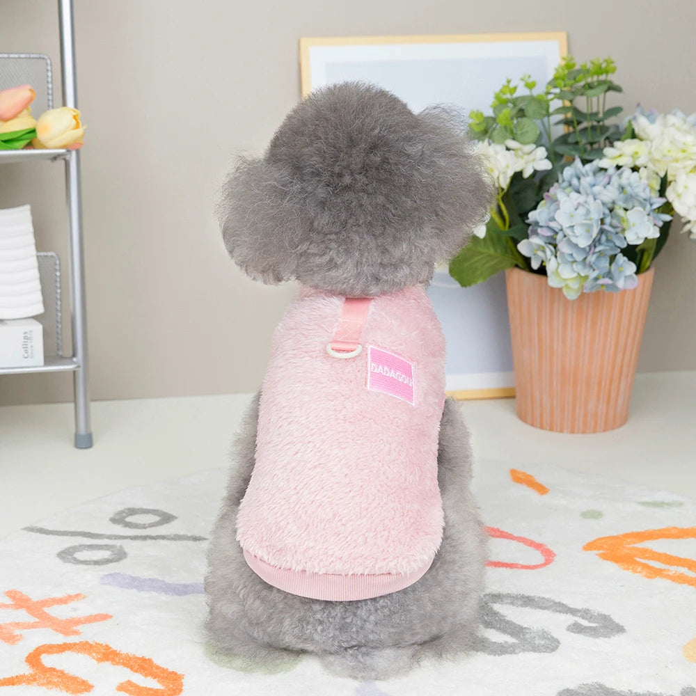 Warm Fur Dog Clothes – Soft Fleece Puppy Winter Sweater Jacket Coat for Small Dogs Chihuahua Yorkie