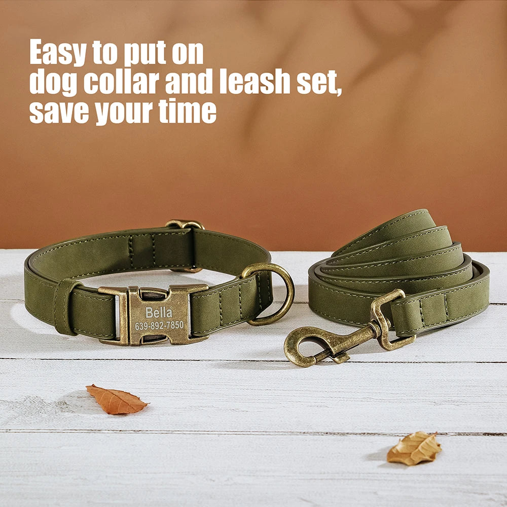 🦴 Personalized Dog Collars Collection – Custom Engraved, Stylish & Secure 🐾