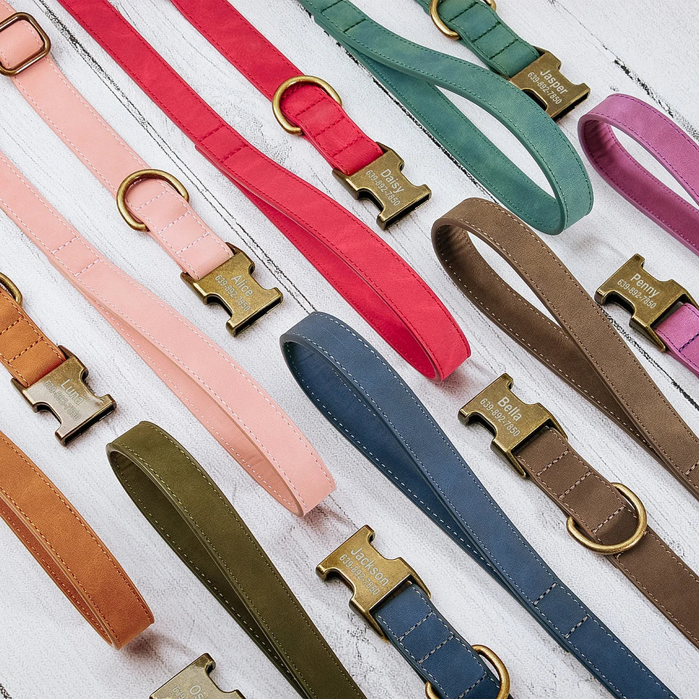 🦴 Personalized Dog Collars Collection – Custom Engraved, Stylish & Secure 🐾