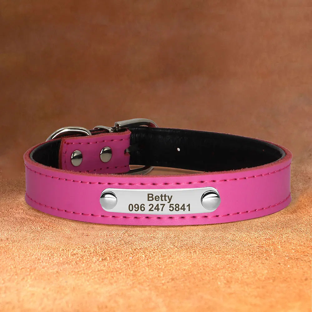 Cool Spiked Studded Leather Dog Collar – Durable Strong Collar for Medium & Large Dogs (Pitbull, Bulldog, Boxer)