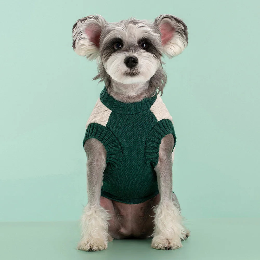 Fashion Puppy Sweater – Classic Warm Knit for Dogs & Cats