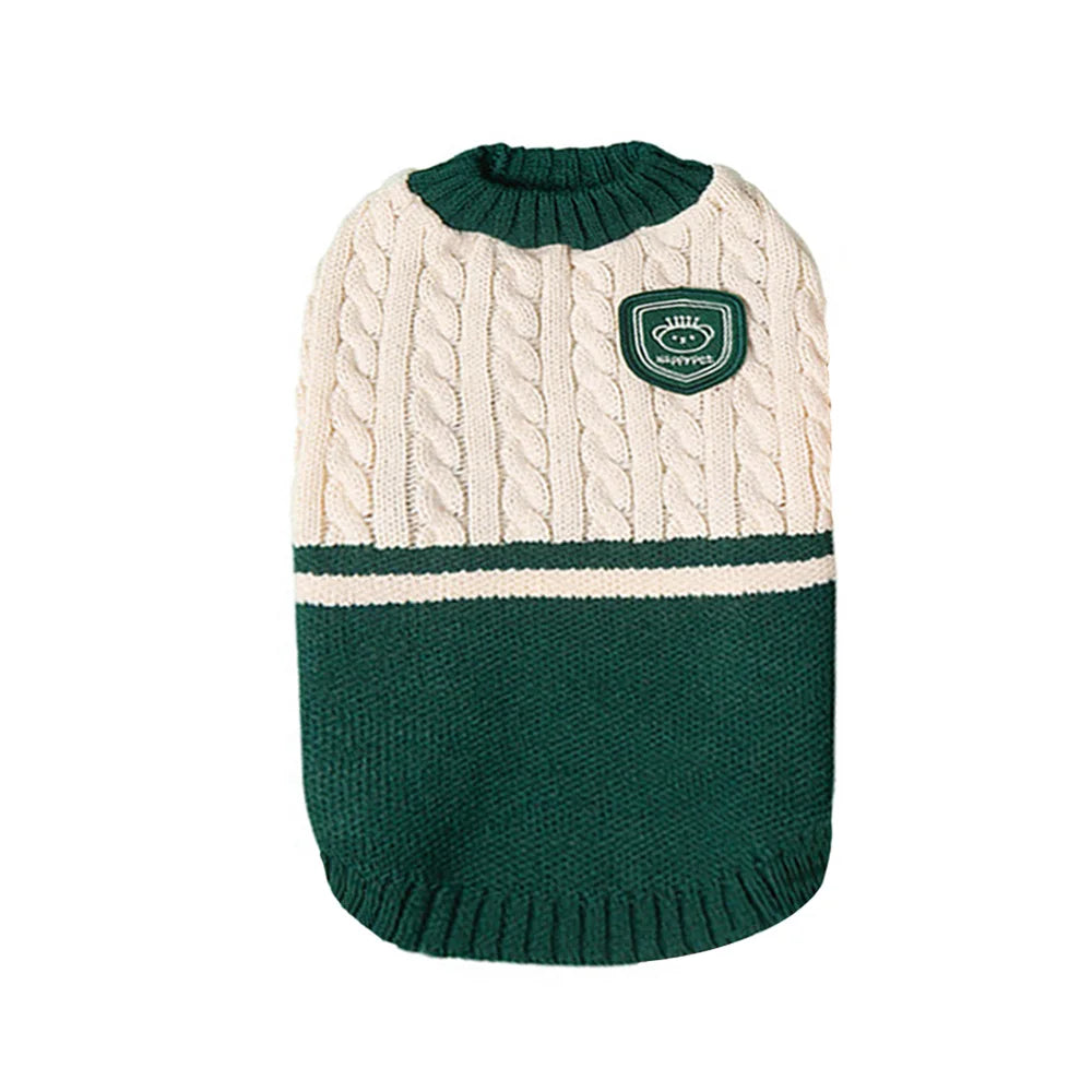 Fashion Puppy Sweater – Classic Warm Knit for Dogs & Cats