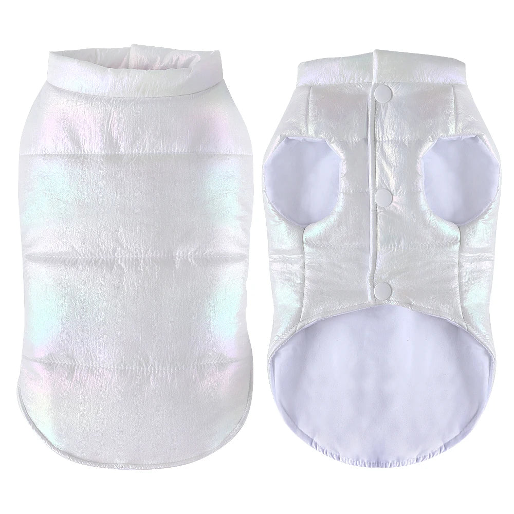 Waterproof Winter Dog Jacket – Quilted Puffer Vest for Small & Medium Dogs (Chihuahua, French Bulldog, Pug)