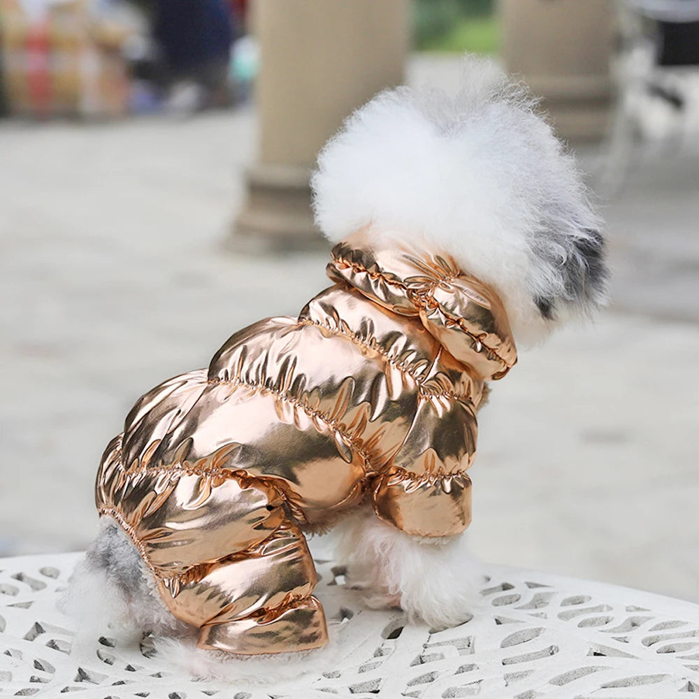 Warm Dog Clothes for Small & Medium Breeds - Winter Pet Puppy Coat Jacket