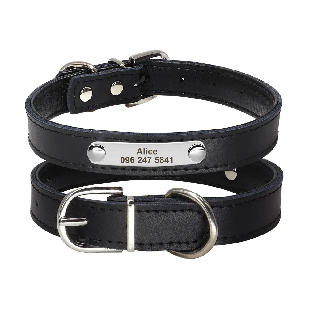 Cool Spiked Studded Leather Dog Collar – Durable Strong Collar for Medium & Large Dogs (Pitbull, Bulldog, Boxer)