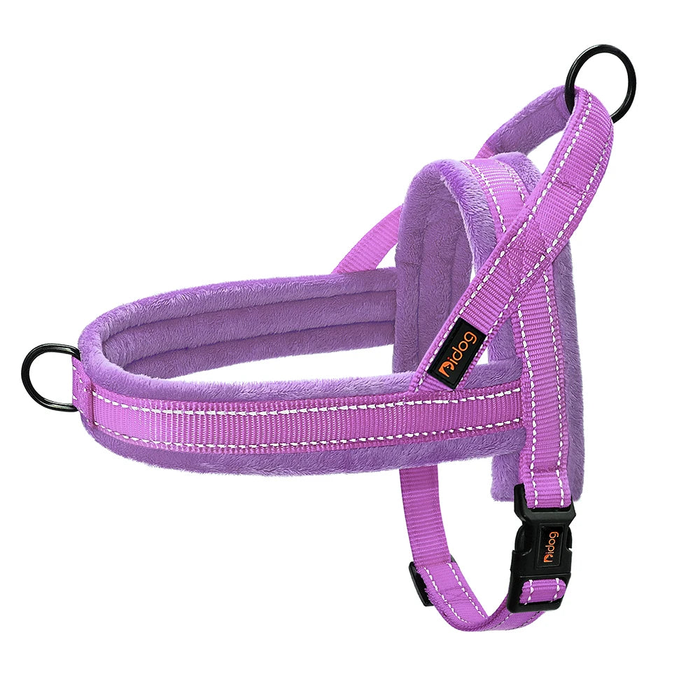 Reflective Nylon Padded Dog Harness Vest Adjustable Winter Warm Outdoor No Pull Small Medium Large Pet Puppy Harness Vest Perros