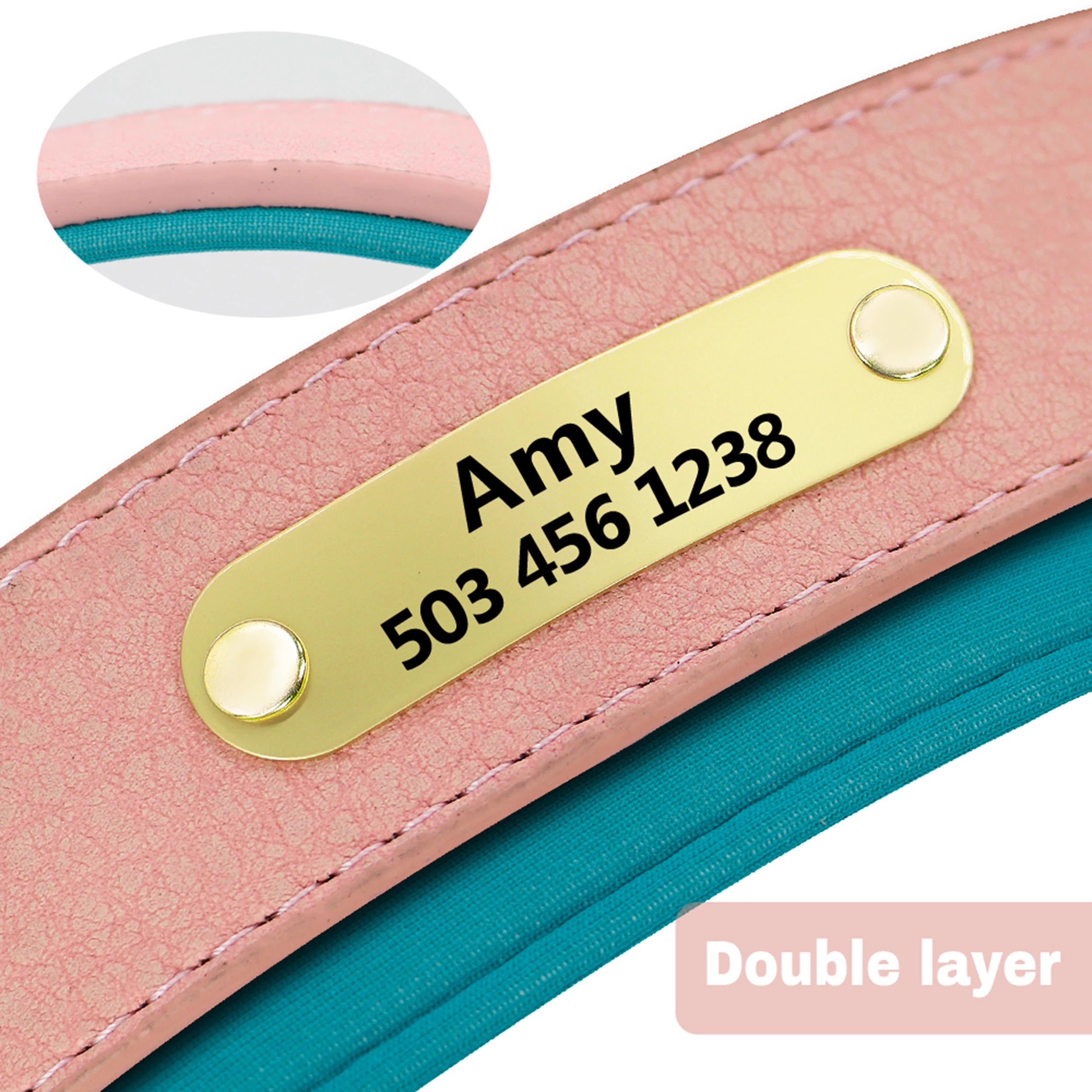 Custom Dog Collar – Personalized ID Tag Collar for Small, Medium, and Large Dogs