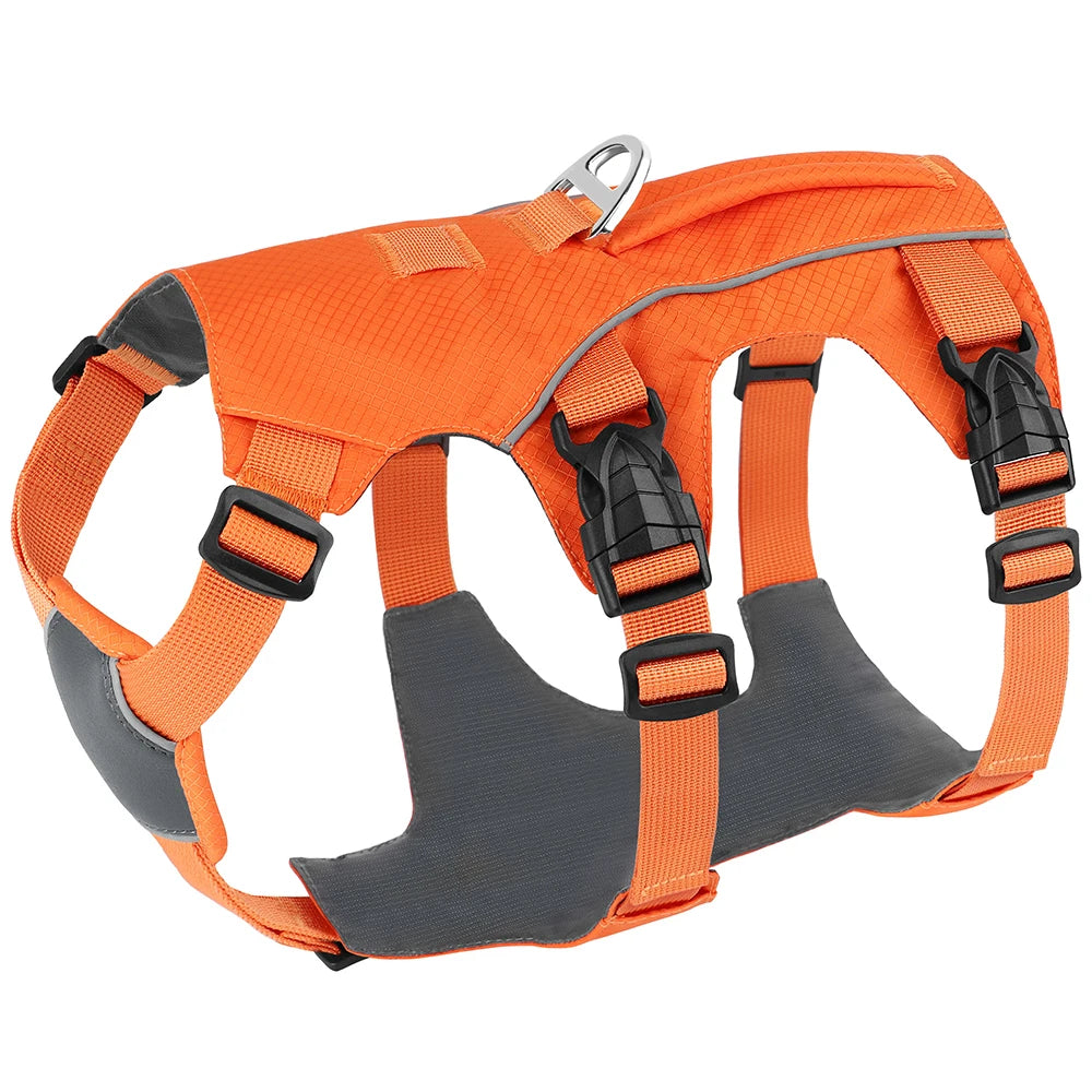 No Pull Dog Harness Reflective Waterproof Pet Harness Vest With Handle for Small Medium Large Dogs Walking Training Chest Straps