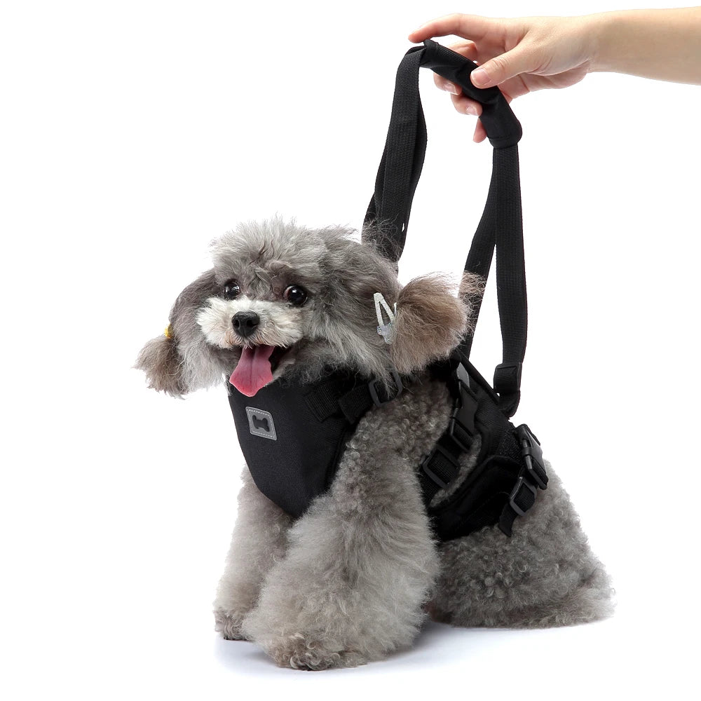 Reflective Nylon Mesh Pet Lift Harness For Old Injuries Dogs Perro Adjustable Puppy Harness Vest With Full Body Support Handle
