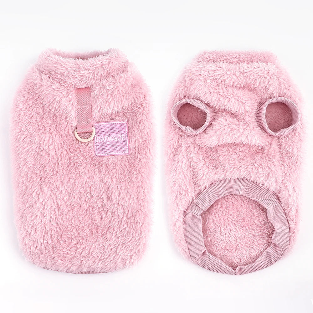 Warm Fur Dog Clothes – Soft Fleece Puppy Winter Sweater Jacket Coat for Small Dogs Chihuahua Yorkie