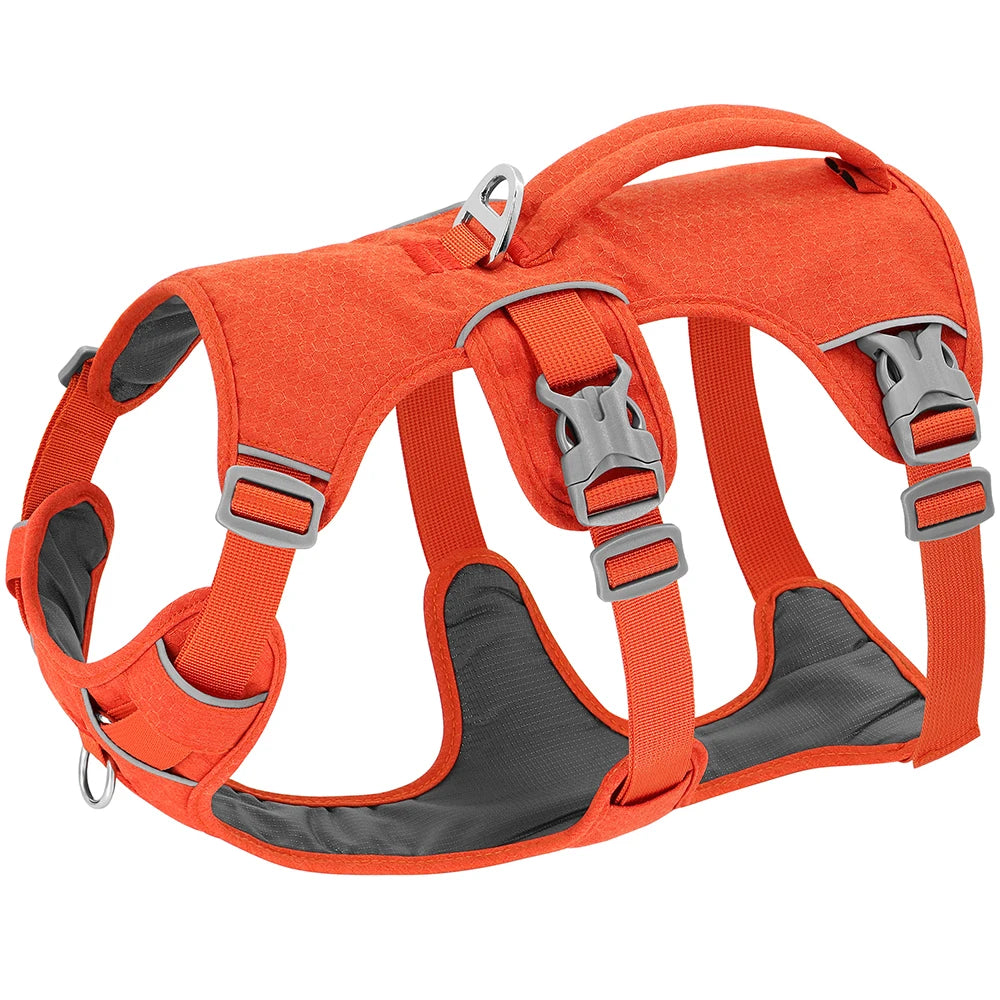 Reflective Big Dog Harness Nylon Durable Pet Vest With Handle Adjustable for Small Medium Large Dogs Bulldog Walking Training