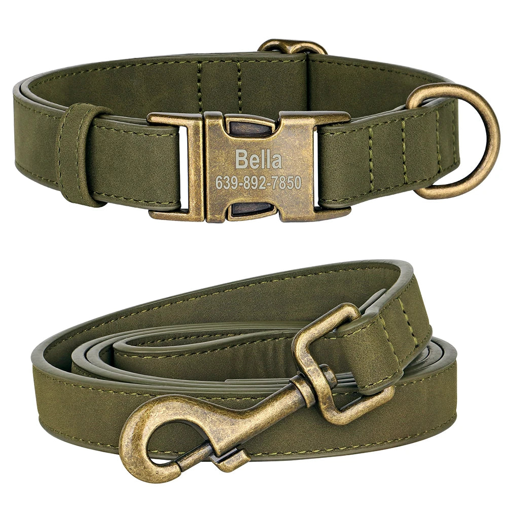 🦴 Personalized Dog Collars Collection – Custom Engraved, Stylish & Secure 🐾