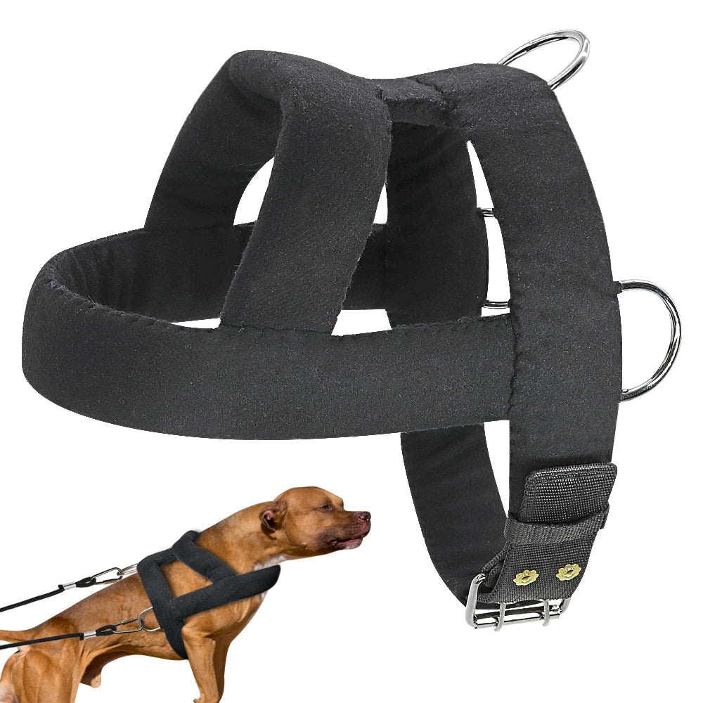 Adjustable Dog Weight Pulling Training Harness Pulling Leash For Medium Large Work Dogs Husky Weight Pulling Harnesses Vest