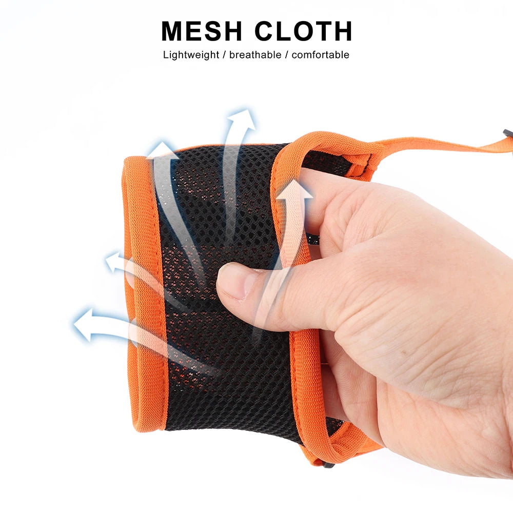 Adjustable Nylon Mesh Dog Muzzle – Soft Breathable Anti-Bark & Chew Training Muzzle for Small, Medium & Large Dogs