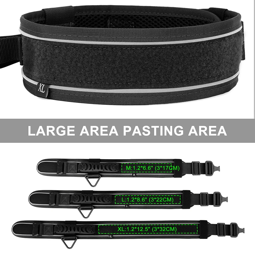 Tactical Dog Collar & Leash Set – Adjustable, Durable Nylon for Medium & Large Dogs