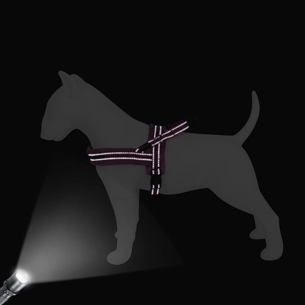 Reflective Nylon Padded Dog Harness Vest Adjustable Winter Warm Outdoor No Pull Small Medium Large Pet Puppy Harness Vest Perros