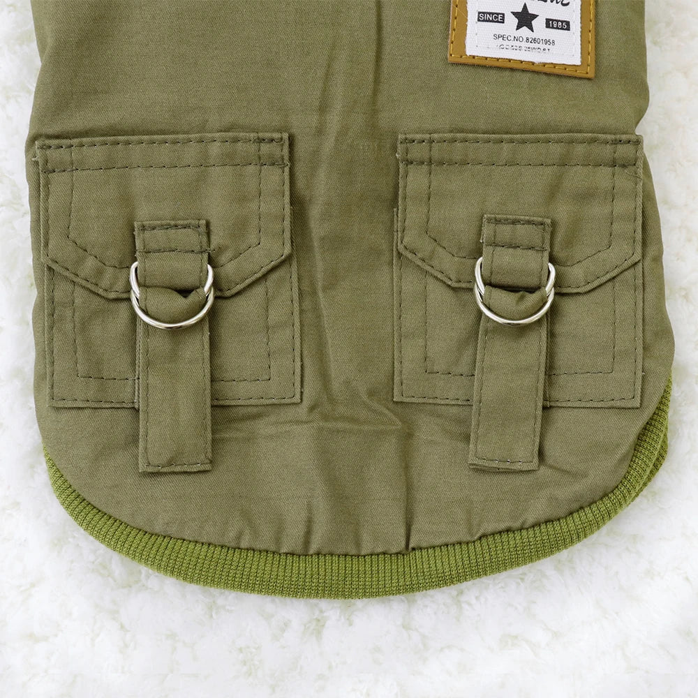 Winter Warm Dog Coat – Soft Hooded Jacket for Small & Medium Dogs