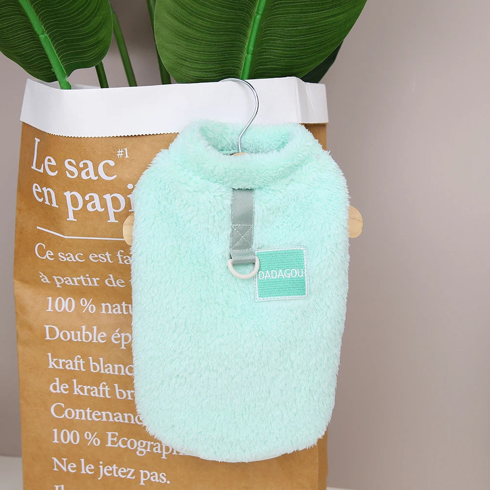 Warm Fur Dog Clothes – Soft Fleece Puppy Winter Sweater Jacket Coat for Small Dogs Chihuahua Yorkie