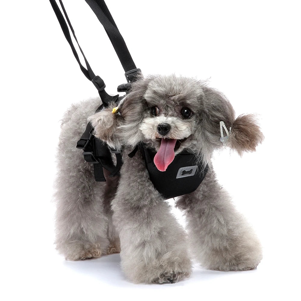Reflective Nylon Mesh Pet Lift Harness For Old Injuries Dogs Perro Adjustable Puppy Harness Vest With Full Body Support Handle
