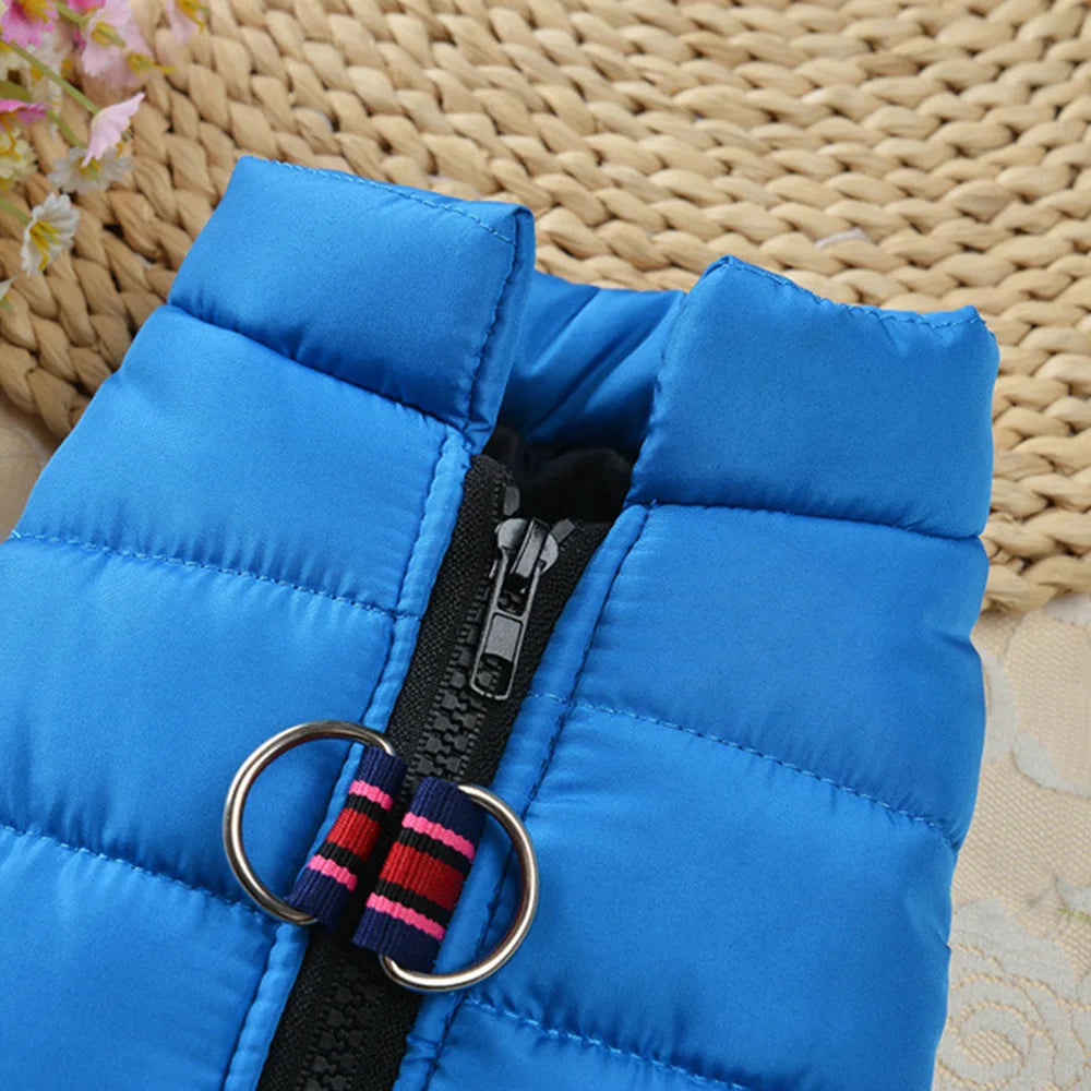 Warm Cotton Dog Vest – Winter Jacket for Small & Medium Dogs
